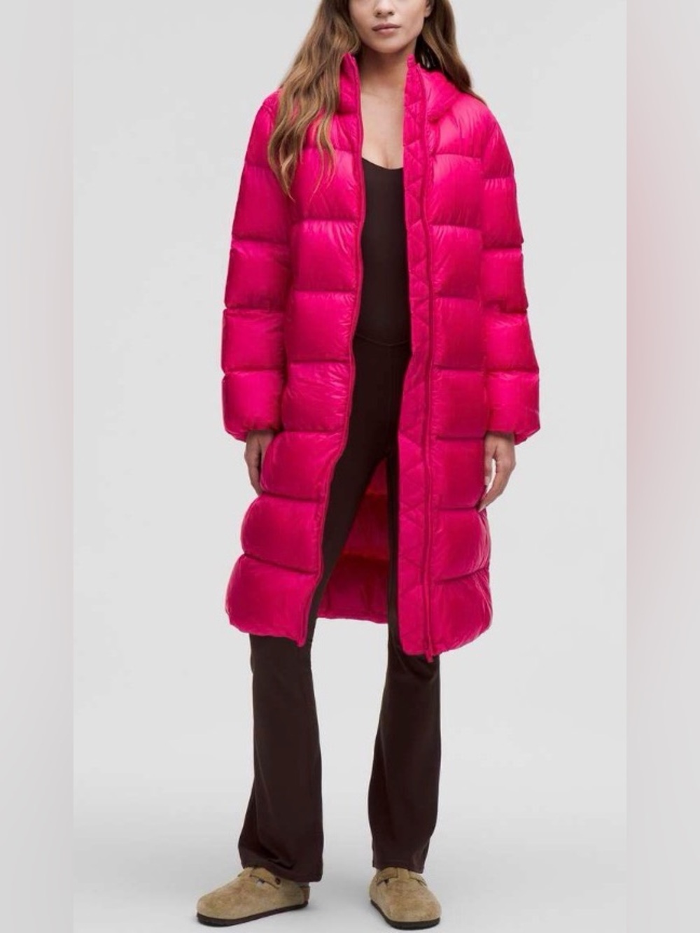 NWOT New Lululemon Featherweight 900-Down-Fill Long Puffer Jacket Passionate